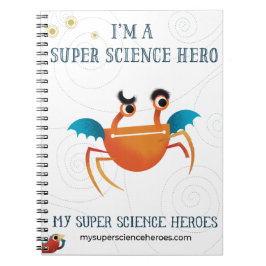 Caderno Espiral My Super Science Notebook - Orange minion