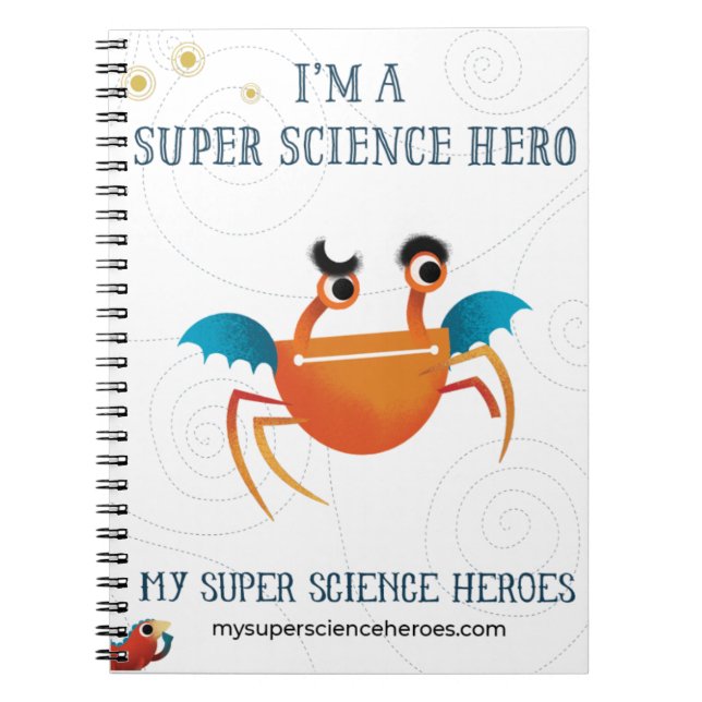 Caderno Espiral My Super Science Notebook - Orange minion (Frente)