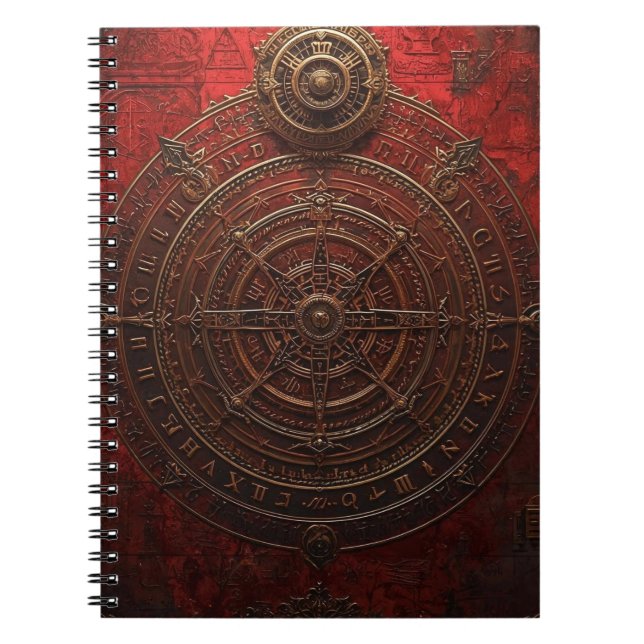 Caderno Espiral Mystic Compass Rose (Frente)