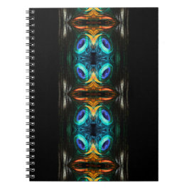 Caderno Espiral Mystic Peacock Mirage
