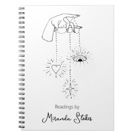 Caderno Espiral Mystical Celestial Magick Preto e Branco