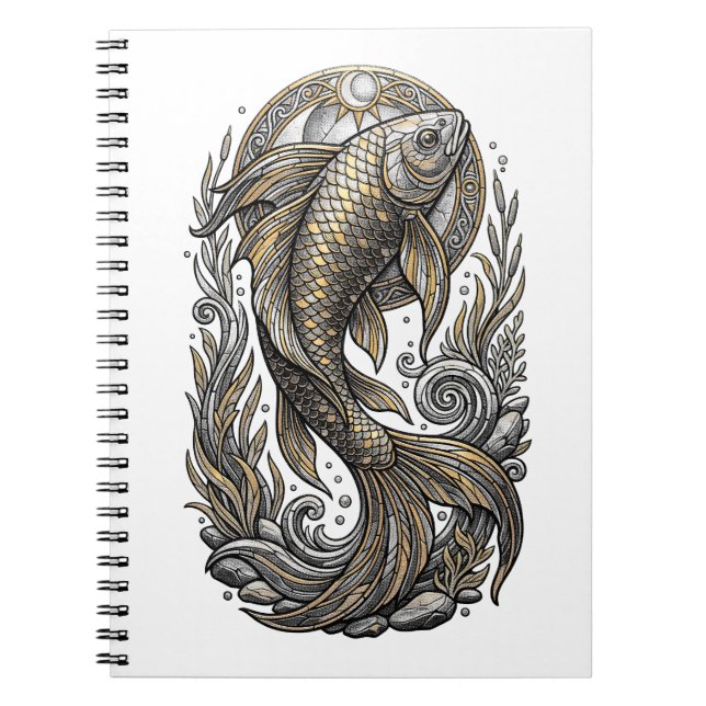 Caderno Espiral Mystical Fish (Frente)