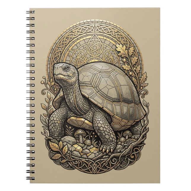 Caderno Espiral Mystical Turtle (Frente)