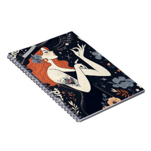 Caderno Espiral Mystical Witch Planner: Abraça Sua Magia Diariamen