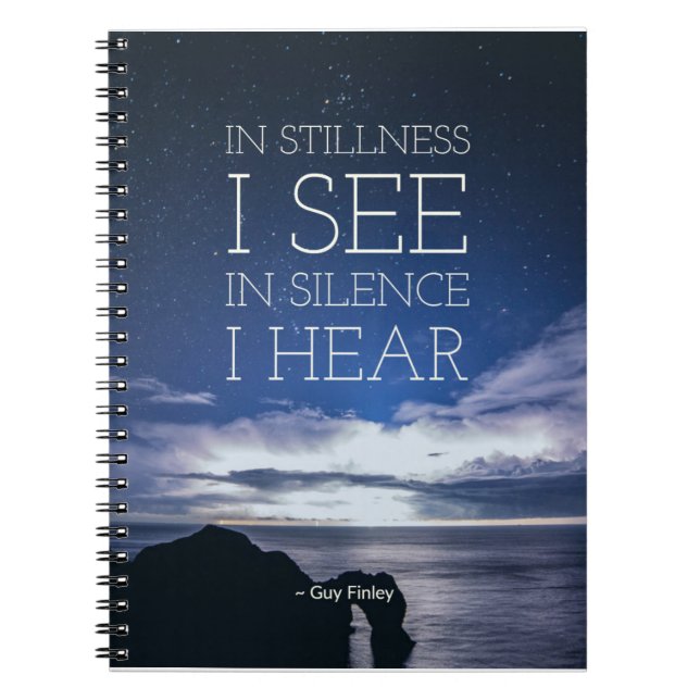 Caderno espiral "na calma" 6,5" x8.75 " (Frente)