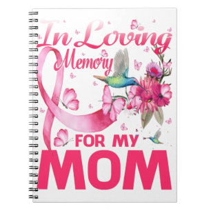 Caderno Espiral Na Memória Adorável Para A Minha Mãe