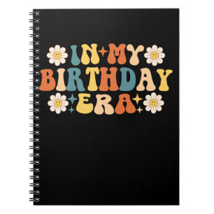 Caderno Espiral Na Minha Era De Aniversário, Groovy