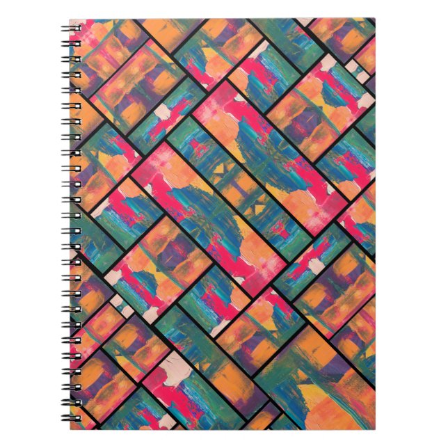 Caderno Espiral Na moda Art Paint (Frente)