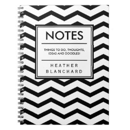 Caderno Espiral Na moda Chevron