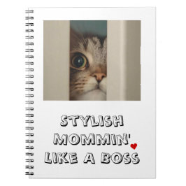 Caderno Espiral Na moda Mommin Como Um Chefe