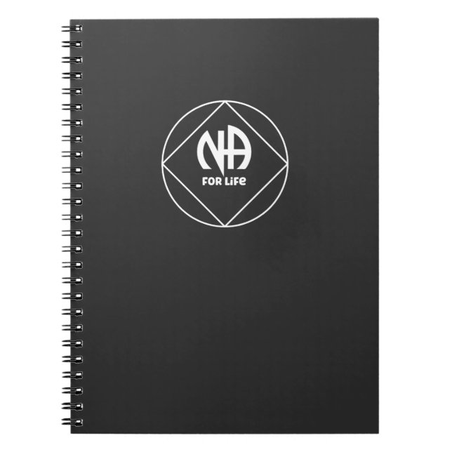Caderno Espiral NA para a vida (Frente)