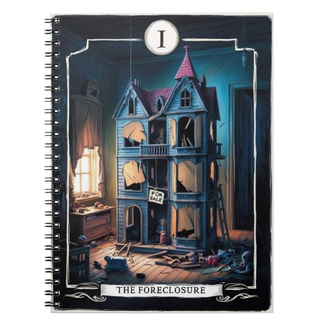 Caderno Espiral Na Previsão - Fantasmas Querem Sair, Tarot (Frente)