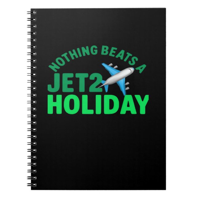 Caderno Espiral Nada Bate Num Viral E Meme De Feriado Jet2 (Frente)