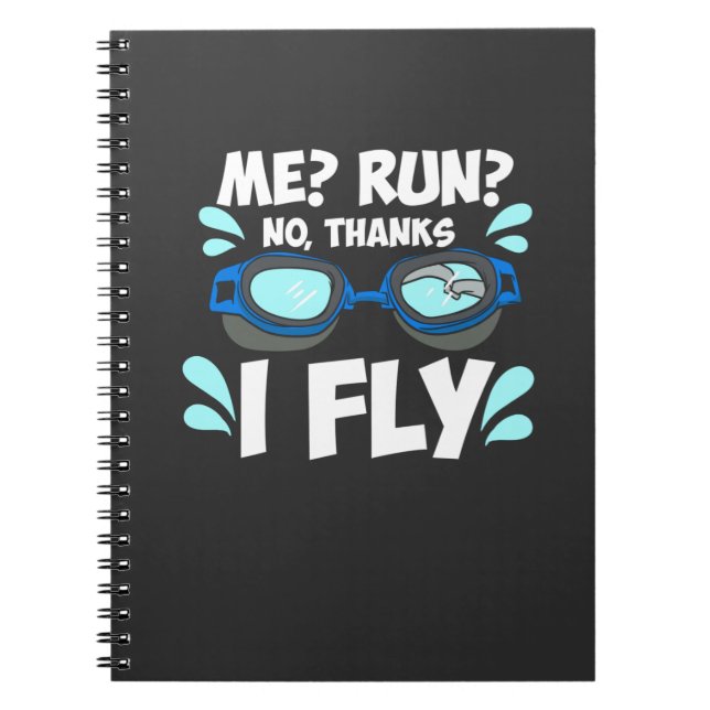 Caderno Espiral Nadação Nadadora (Frente)