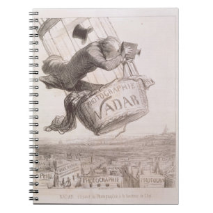 Caderno Espiral Nadar (1820-1910) que eleva a fotografia ao hei