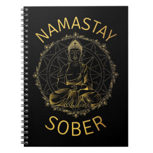 Caderno Espiral Namastay Sober II
