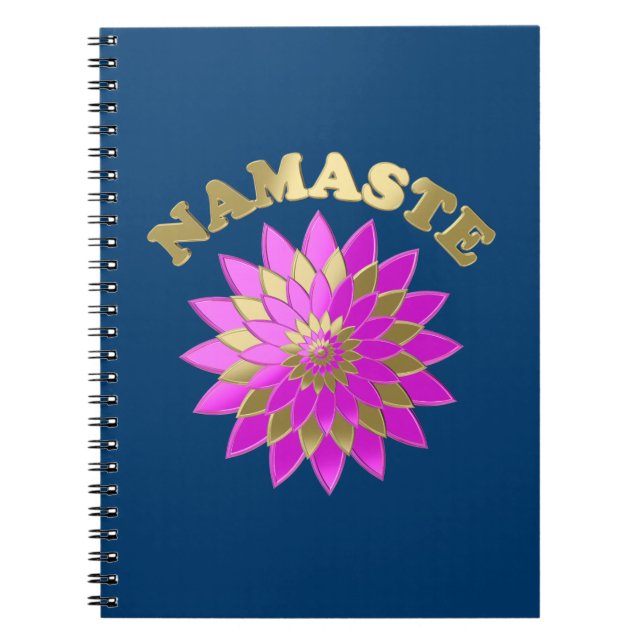 Caderno Espiral Namaste (Frente)