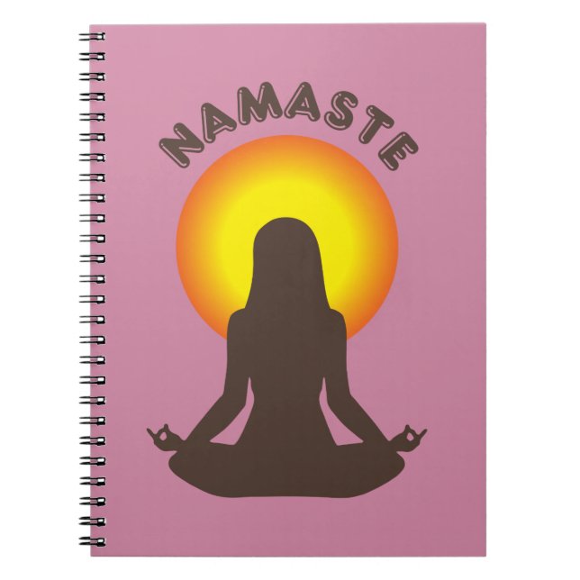Caderno Espiral Namaste (Frente)
