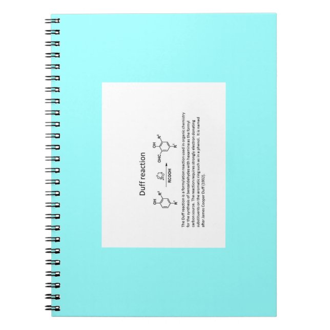 Caderno Espiral Name reaction Note (Frente)
