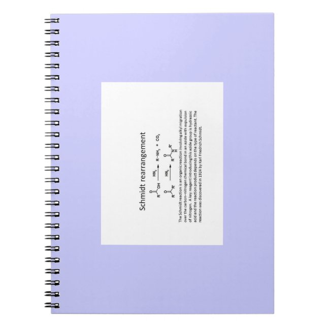 Caderno Espiral Name reaction Note (Frente)