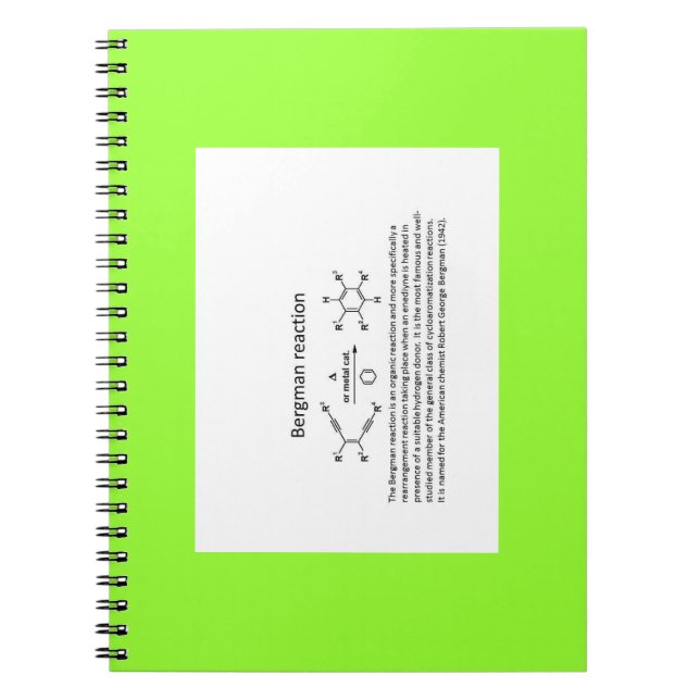 Caderno Espiral Name reaction Note (Frente)