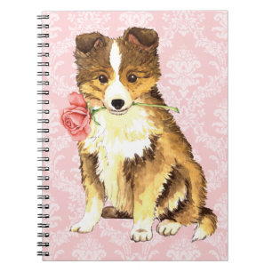 Caderno Espiral Namorados Sheltie