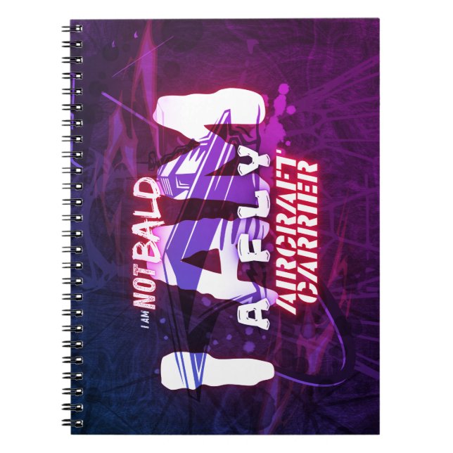 Caderno Espiral Não careca, militar, exército (Frente)