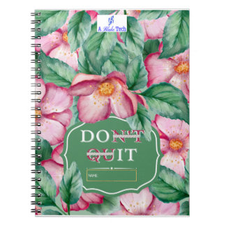 Caderno Espiral Não desista, faça isso com um notebook espiral