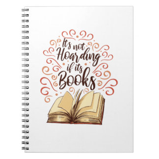 Caderno Espiral Não é açambarcamento se são livros