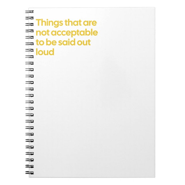 Caderno Espiral Não É Para Sair Da Carga (Frente)