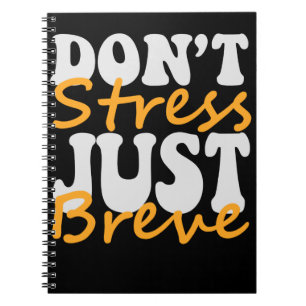 Caderno Espiral Não Estresse Apenas Respire Dislexia Professor Adh