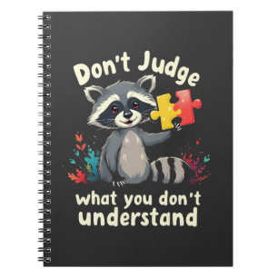 Caderno Espiral Não julgue o que não entende de autismo