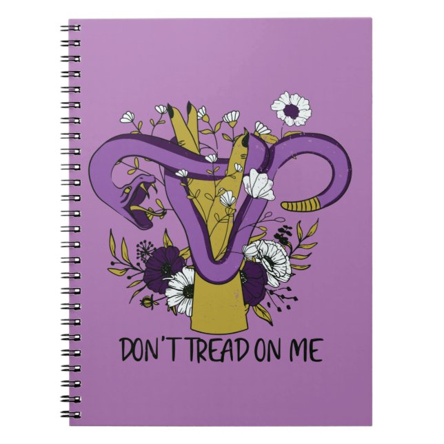 Caderno Espiral Não Me Passe Feminista (Frente)