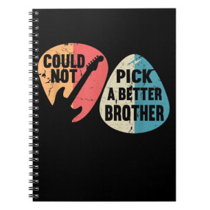 Caderno Espiral Não Peguei Uma Camiseta De Violão Melhor Irmão