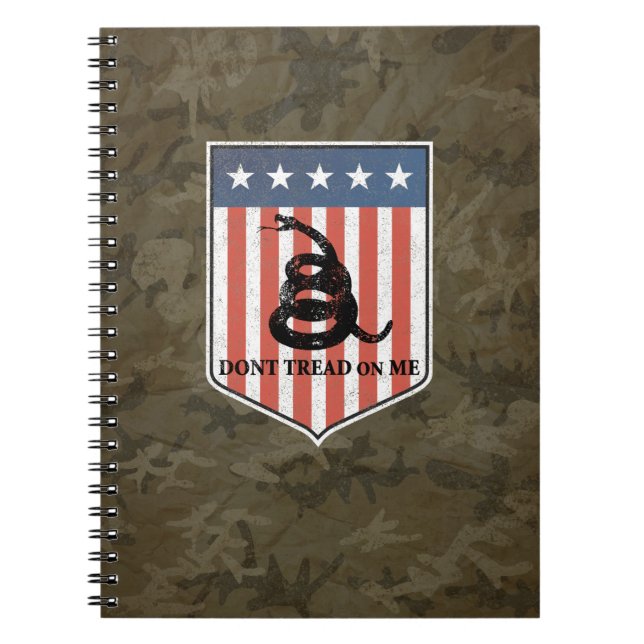Caderno Espiral Não pise em mim (Frente)