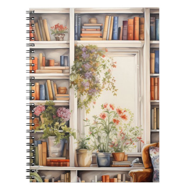 Caderno Espiral Não Posso Viver Sem O Livro (Frente)