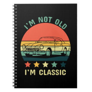 Caderno Espiral Não sou velho, sou clássico