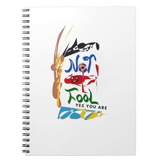 Caderno Espiral Não tão tolo (Frente)