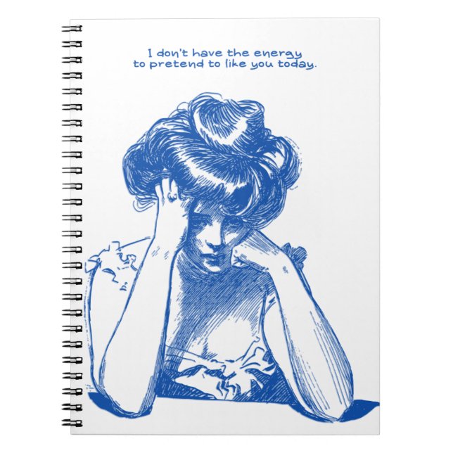 Caderno Espiral não tem energia (Frente)