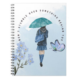 Caderno Espiral Não tropece em algo atrás de você