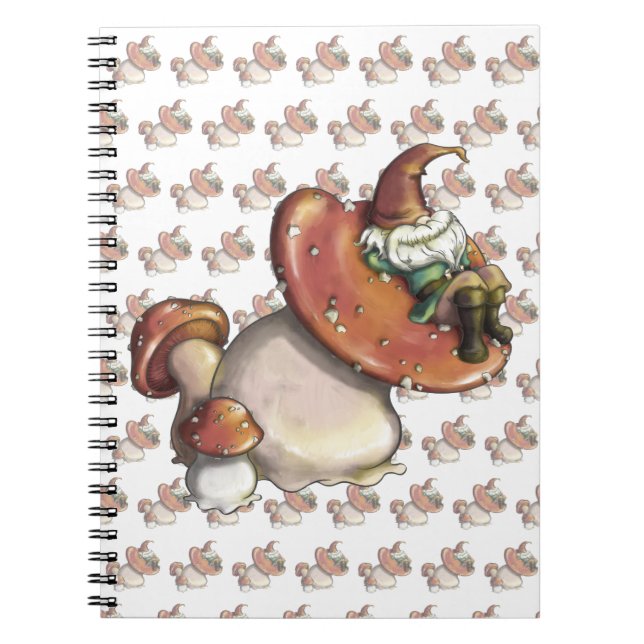 Caderno Espiral Napping Gnomo (Frente)