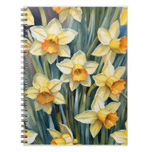 Caderno Espiral Narcisos da Primavera