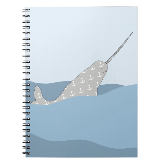 Caderno Espiral Narwhal (Frente)