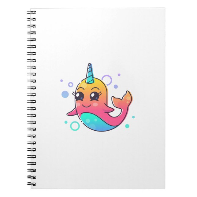 Caderno Espiral Narwhal (Frente)