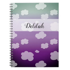 Caderno Espiral Nas Nuvens - Padrão