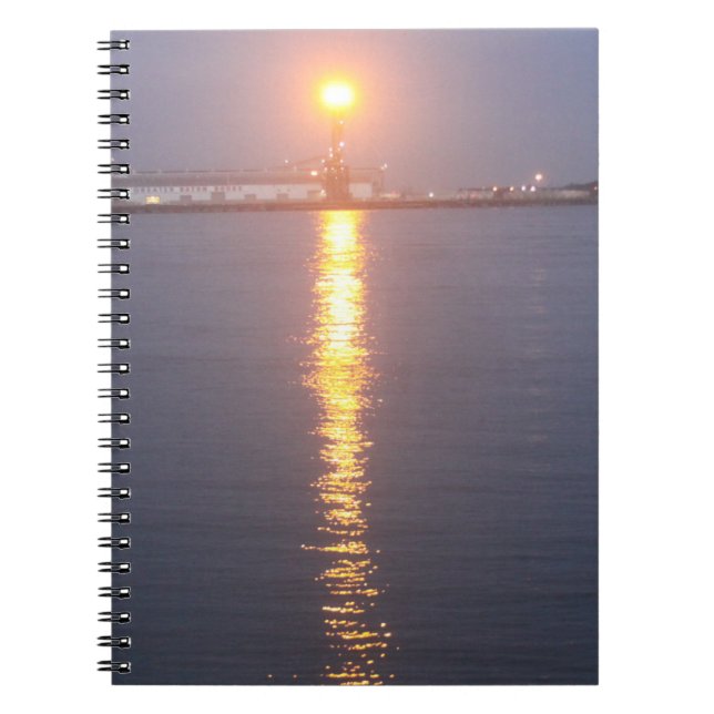 Caderno Espiral Nascer do Sol no Rio Mississippi (Frente)