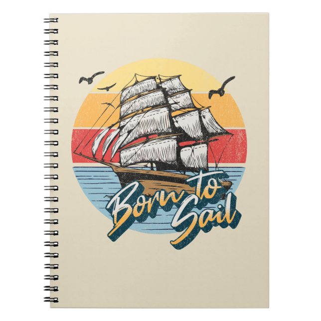 Caderno Espiral Nascer para velejar (Frente)