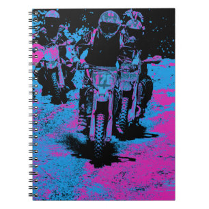 Caderno Espiral "Nascer piloto do campeão da Sujeira-Bicicleta do