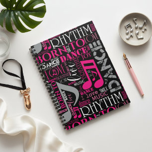 Caderno Espiral Nascer to Dance Pink ID277