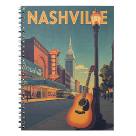Caderno Espiral Nashville Cidade da Música